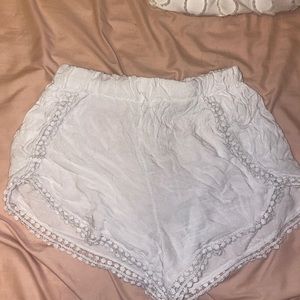 White shorts